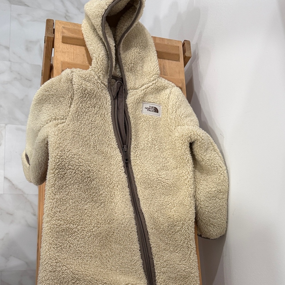 The North Face Beige Sherpa Jacket